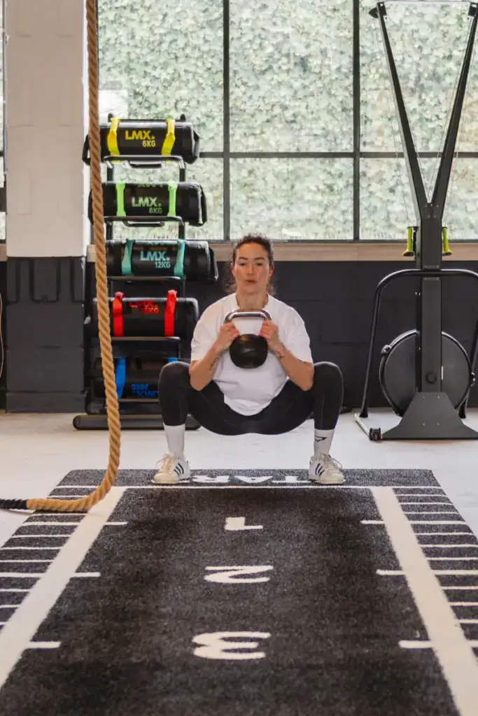 Goblet squat tijden personal training